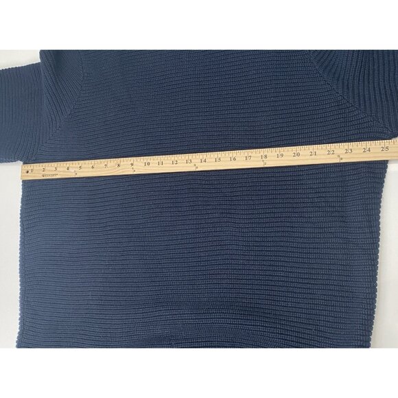 Outerknown Sweater Mens XXL Blue Organic Cotton Alpaca Wool Heavyweight Crew - Picture 13 of 16